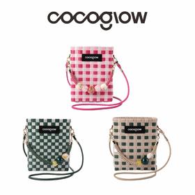 cocoglow·珠珠把手系列迷你托特手工编织包mini斜挎包