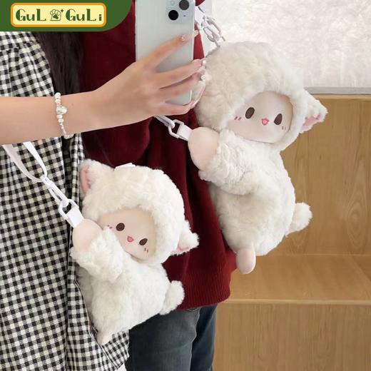 【古力古力】企鹅趴趴包小羊双肩包可爱书包女包包女斜挎百搭ins 商品图1
