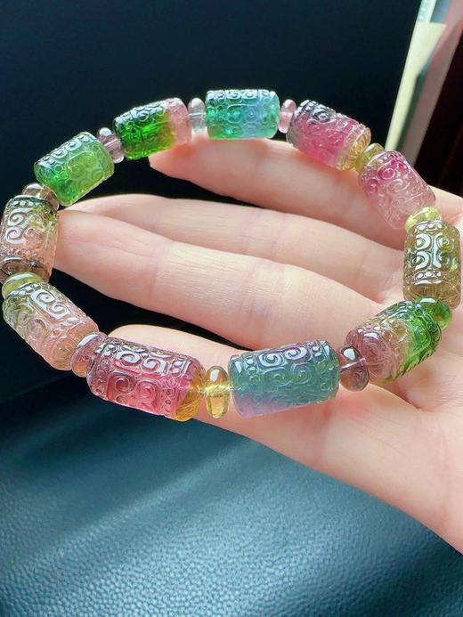 30.9g 雕刻碧玺手链 商品图5