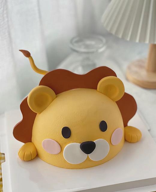 【臻品系列】---提前4个小时预定【可爱狮子头】星座生日蛋糕 商品图0