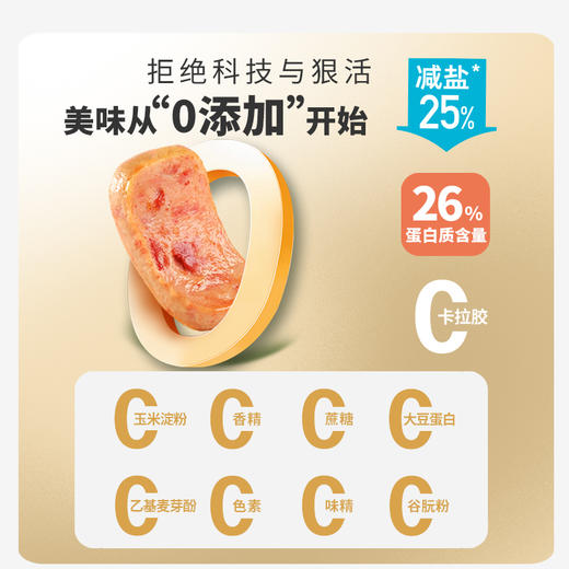 德和黑猪云腿午餐肉 25g*10袋 商品图2