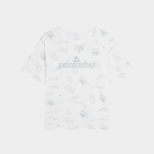 匹克2024年新款篮球文化系列男款圆领短T恤F6243331 商品图3