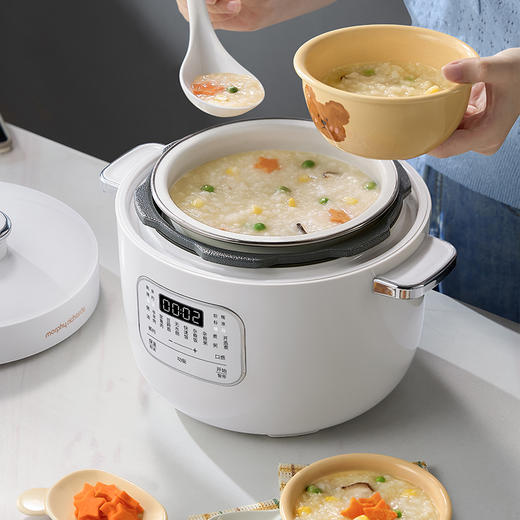 摩飞珐琅电压力锅 家用2.5L多功能电饭煲电煮锅 商品图10