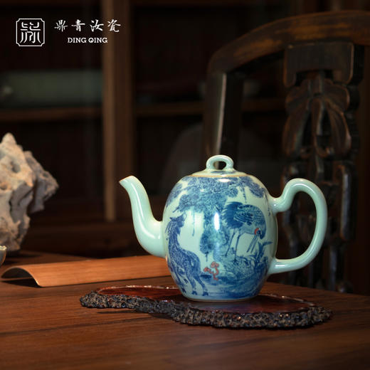 问鼎鼎青青花美人肩壶（盛世平安）（缺货） 商品图1