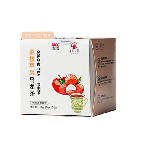 【爱上喝水的秘密！荔枝苹果乌龙茶】甄选好原料 科学配比，香气淡雅清甜 茶汤自然醇厚经久耐泡，独立包装冷泡水果茶调味茶Y 商品图4