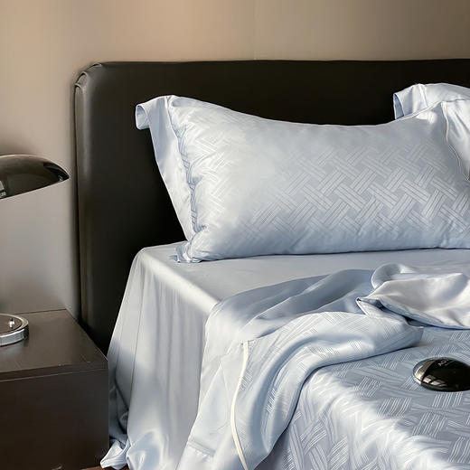 自然醒60支向晚奥地利天丝提花夏被轻奢高级感夏被四件套简约风夏天床上用品TD 商品图3