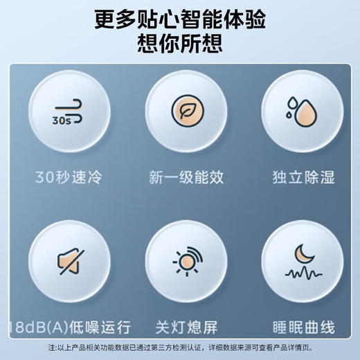 【仅供集采】美的（Midea）空调 大1匹 酷省电新一级能效变频冷暖自清洁家用壁挂式空调挂机智能家电 KFR-26GW/N8KS1-1 商品图7