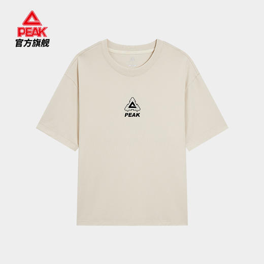 匹克2024年新款乐活系列男款圆领短T恤F6243067 商品图2