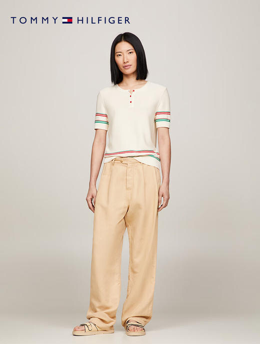 TOMMY 毛衣女  WW41460-Z01 米白色. 商品图1