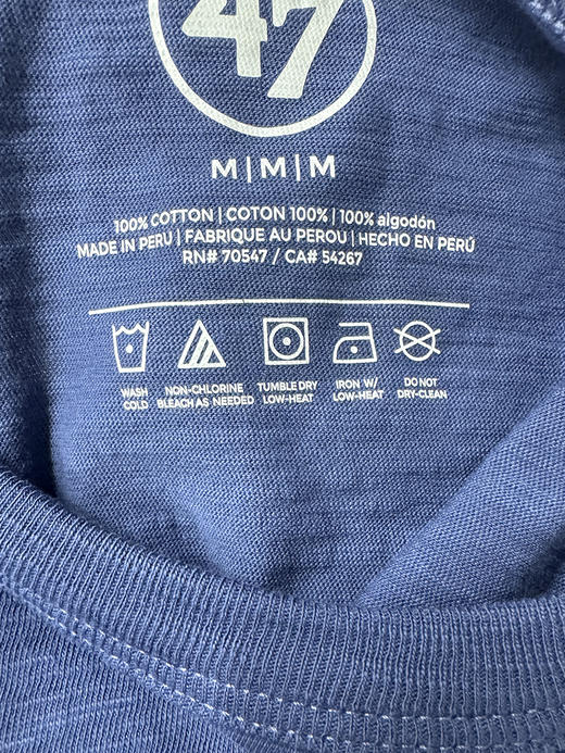 New Era yankees/洋基队男士纯棉字母印花LOGO休闲圆领短袖T恤 商品图3