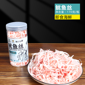 潮农投即食海鲜（鱿鱼丝）170g/瓶