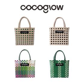 cocoglow·女士手提包手工工艺编织菜篮子中号