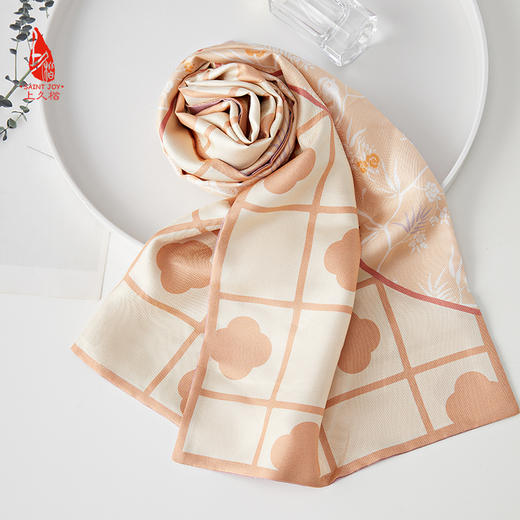 SAINTJOY/上久楷礼盒 融洽无间  栽培系香薰   真丝双面长巾CJS23070-1 商品图6