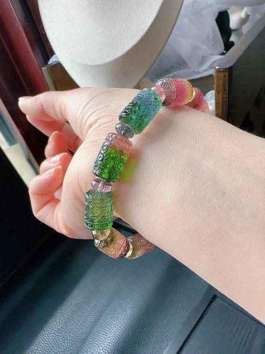 30.9g 雕刻碧玺手链 商品图7