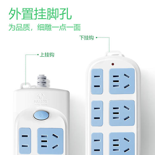 公牛  新国标插座  609 1.8米/3米/5米 商品图1