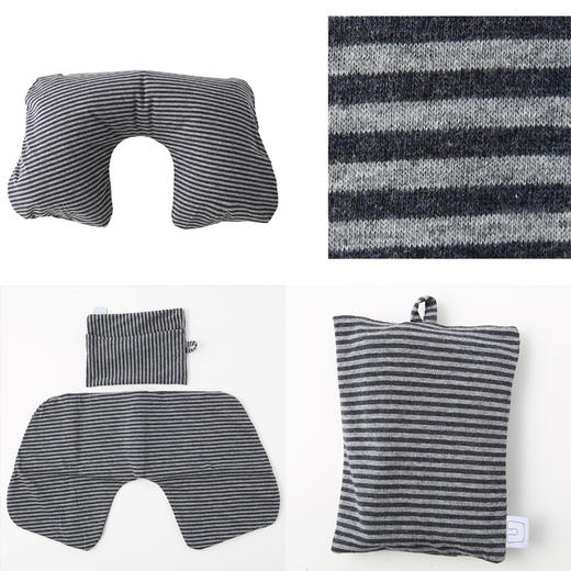 【充气U枕】充气U型枕无印吹气式护颈枕良品旅行枕飞机便携U形颈椎枕脖子靠枕 商品图1