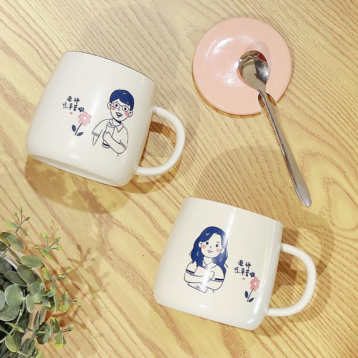 【教师节礼物陶瓷马克杯】送老师礼物 水杯礼盒装 创意高档带盖勺 商品图3
