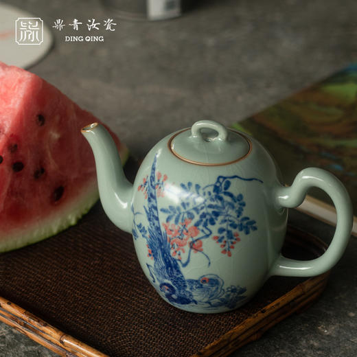 问鼎鼎青青花美人肩壶（阳春） 商品图2