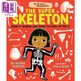 【中商原版】鲁帕博士的人体书 超级骷髅 Dr Roopas Body Books The Super Skeleton 英文原版 儿童科普绘本 自然科学知识图书