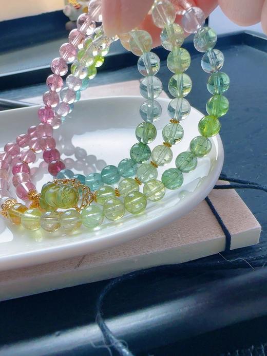 39.4g 6.2mm 碧玺手链 商品图5