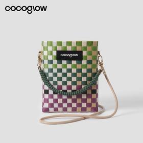 cocoglow ·Weave_编织绮梦迷你托特女包手工编织包mini斜挎包