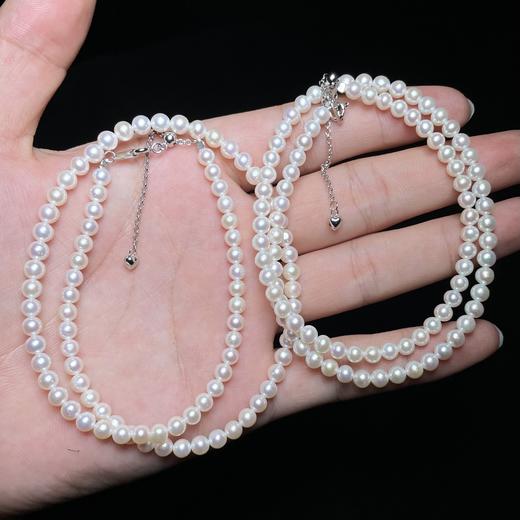 DS925珍珠项链-小米珠延长链 商品图0