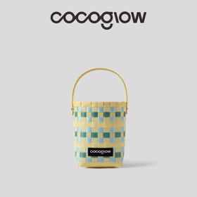 cocoglow·Creamy_奶油黄小水桶包手工工艺编织包