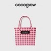 cocoglow·BARBIE_芭比女士手提包手工工艺编织菜篮子中号 商品缩略图0