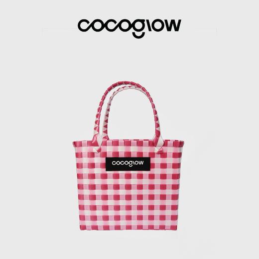 cocoglow·BARBIE_芭比女士手提包手工工艺编织菜篮子中号 商品图0