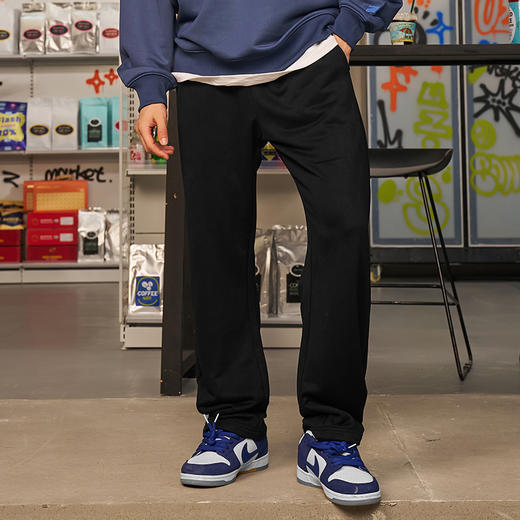 有志者UZIS 针织运动长裤男篮球健身跑步卫裤美式休闲阔腿裤[弯刀 商品图2