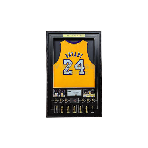 收藏系列 科比 湖人队24号黄色 亲笔签名球衣 商品图0