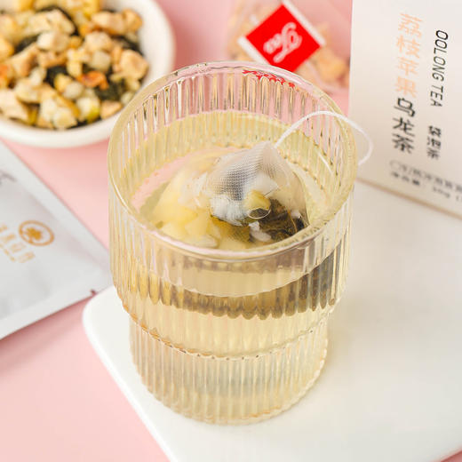 【爱上喝水的秘密！荔枝苹果乌龙茶】甄选好原料 科学配比，香气淡雅清甜 茶汤自然醇厚经久耐泡，独立包装冷泡水果茶调味茶Y 商品图2
