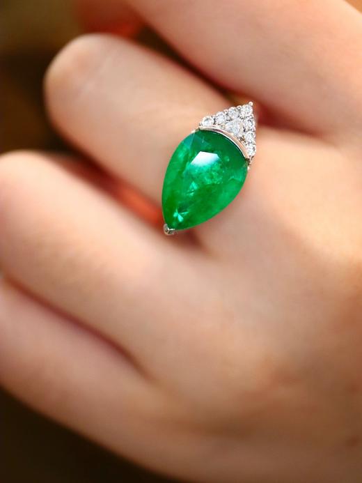4.97ct 祖母绿戒指 商品图7