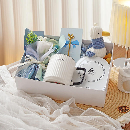 【实用马克杯礼盒】杯子送老师创意伴手礼 送朋友生日礼物 礼盒套装简约大方 商品图0