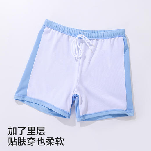 【120-150码】【送泳帽】熳洁儿 男童泳衣夏季短袖分体两件套卡通可爱鲨鱼24206605/24206603 商品图4