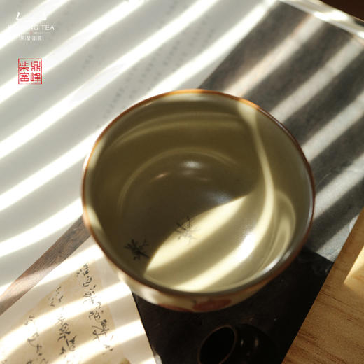 问鼎汝瓷鼎峰柴窑玉珀釉天河杯（荔枝鸟）（缺货） 商品图1