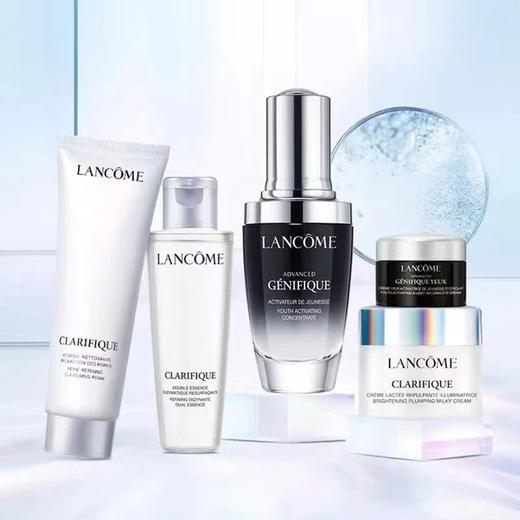 【Lancome兰蔻极光水乳五件套礼盒款】Lancome小黑瓶精华30ml*小黑瓶发光眼霜5ml*极光面霜15ml*极光精华水50ml*极光洁面乳50ml SL 商品图1