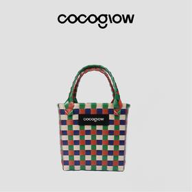 cocoglow 特价小号系列手提包手工编织包夏天彩色菜篮子