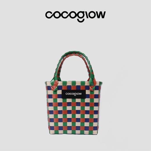 cocoglow 特价小号系列手提包手工编织包夏天彩色菜篮子 商品图0