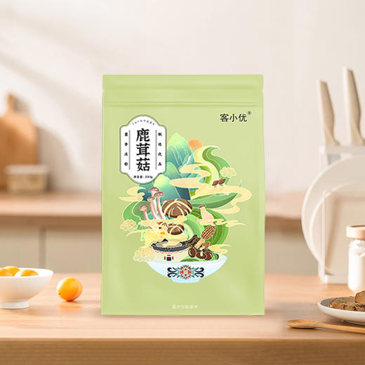 【梅州帮扶】客小优鹿茸菇 250g/袋 商品图0