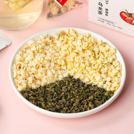【爱上喝水的秘密！荔枝苹果乌龙茶】甄选好原料 科学配比，香气淡雅清甜 茶汤自然醇厚经久耐泡，独立包装冷泡水果茶调味茶Y 商品图3