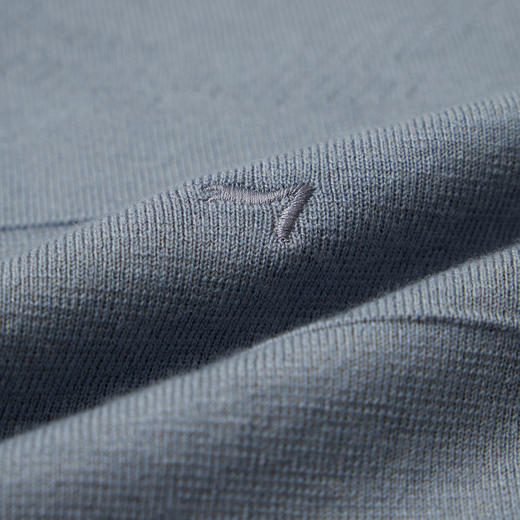 柒牌圆领毛衣男2024秋冬新款商务休闲中青年含羊毛保暖打底针织衫	127Y70060 商品图2