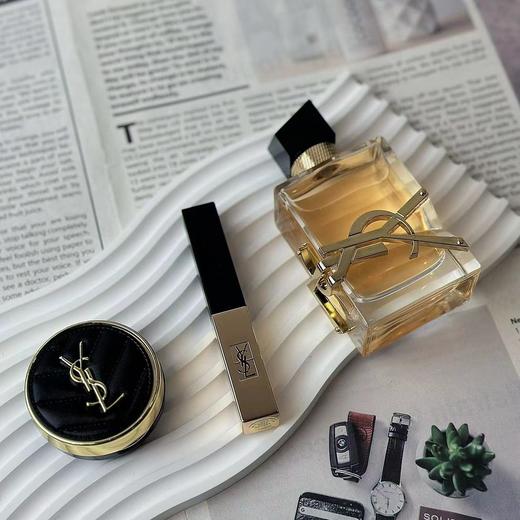【七夕礼物】YSL圣罗兰七夕浪漫自选礼盒 {自由至上香水50ml*1+正装口红2.2g*1+皮革迷你小气垫5g*1} 商品图0