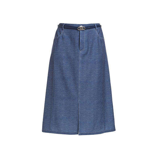 乔万尼牛仔裙新款a字裙休闲减龄EM2D870 商品图4