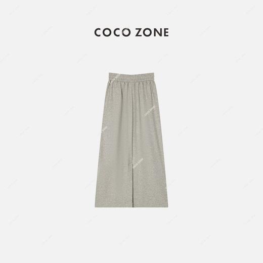 COCO ZONE 松紧腰系绳半裙前幅收褶设计裙子 23C18892 商品图1