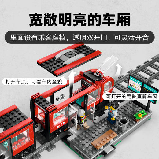 乐高LEGO 都市有轨电车LEGC60423 商品图4