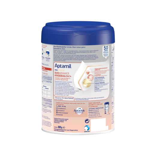 【品牌直供】德国Aptamil爱他美白金版幼儿配方奶粉 1+段 1周岁及以上 800g【超过6罐请分开下单】 商品图4