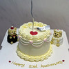 奶油霜纪念日蛋糕（提前2天预定）需自提；4英寸水果夹心 商品缩略图1