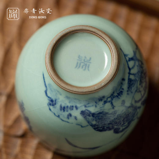 问鼎鼎青青花金钟杯（秋水芦雁） 商品图3