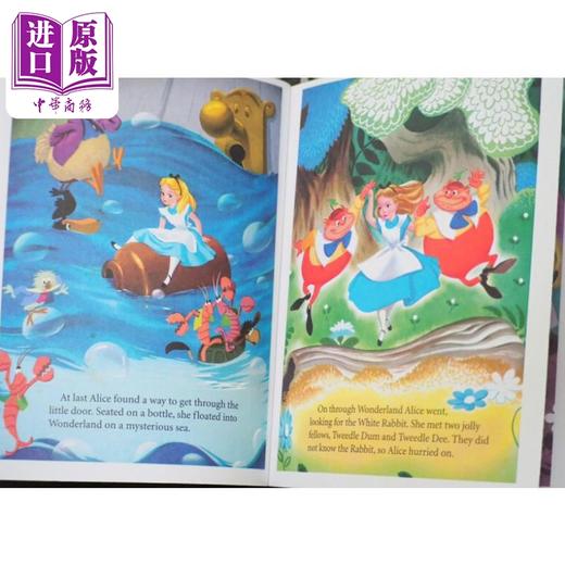 【中商原版】小金书 爱丽丝梦游仙境Little Golden Book Disney Classic Walt Disneys Alice in Wonderland 英文原版儿童读物 商品图3